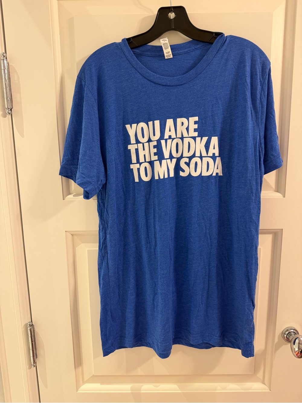 Blue Short-Sleeve Graphic Tee - 'You Are The Vodka To My Soda'